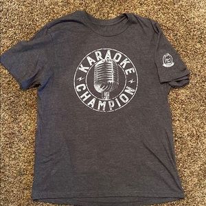 Mason Jar Label Karaoke Champion t shirt